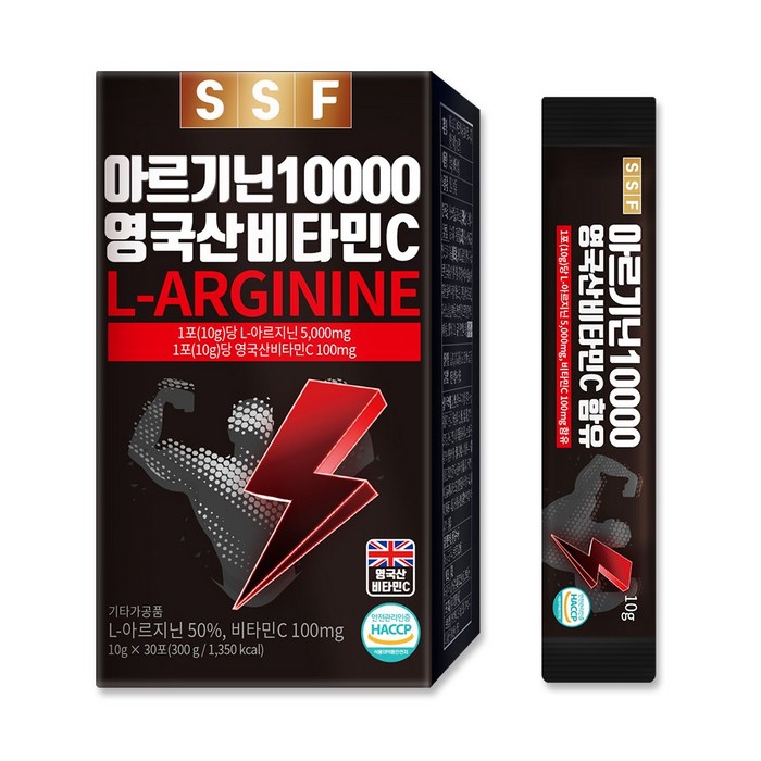 순수식품 아르기닌 10000 고함량 L-아르기닌 5000mg함유 10gX30포(1개월분), 10g, 30개 대표 이미지 - 자양강장제 추천