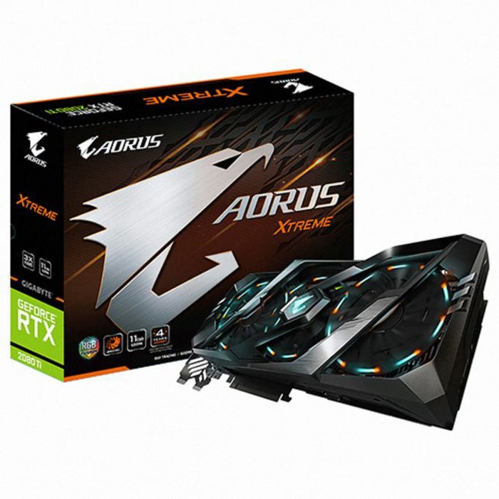 AORUS Xtreme 지포스 RTX 2080 Ti D6 11GB gtx1660슈퍼/1660super/그랙픽카드/gtx1060/rtx2070super/rtx2060super/rx580/rx570/그래픽카드rtx2060/rx570, 단일 모델명/품번 대표 이미지 - 딥러닝 GPU 추천