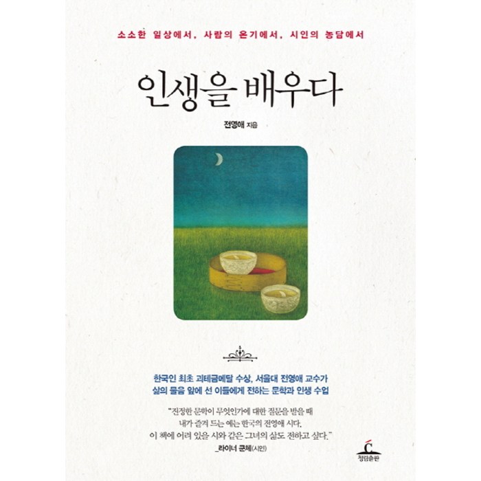 인생을 배우다:소소한 일상에서 사람의 온기에서 시인의 농담에서, 청림출판사, 전영애 저 대표 이미지 - 인생 책 추천