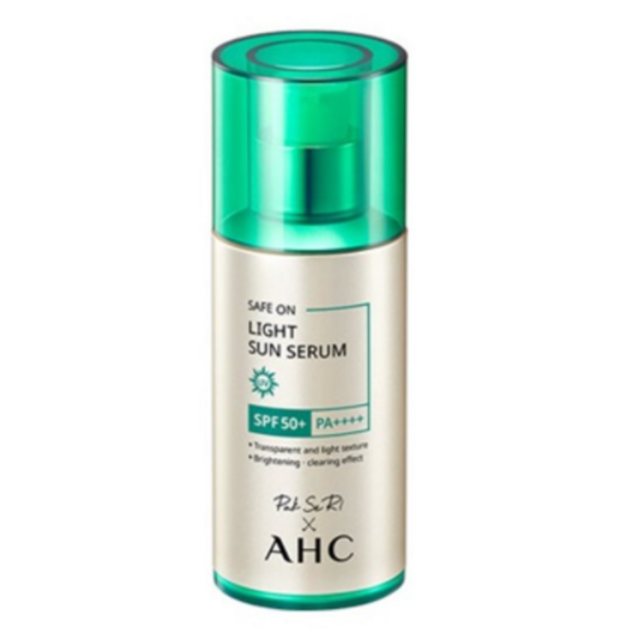 AHC 세이프 온 라이트 선 세럼 SPF50+ PA++++, 40ml, 1개 대표 이미지 - SPF50+ 선크림 추천