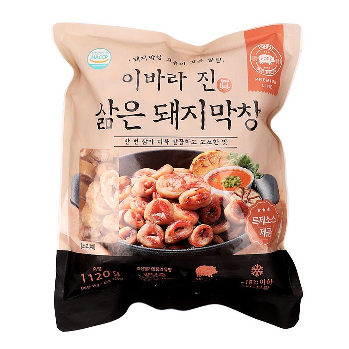 이바라진삶은돼지막창(소스포함) 1120G/진우 대표 이미지 - 불막창 추천