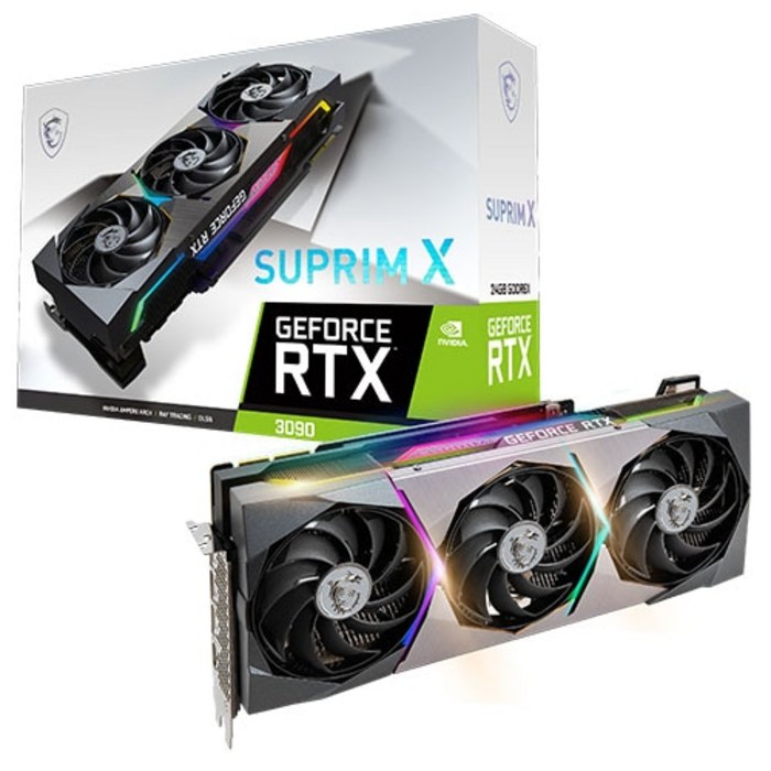 MSI 지포스 RTX 3090 슈프림 X 그래픽카드 대표 이미지 - RTX 3090 추천