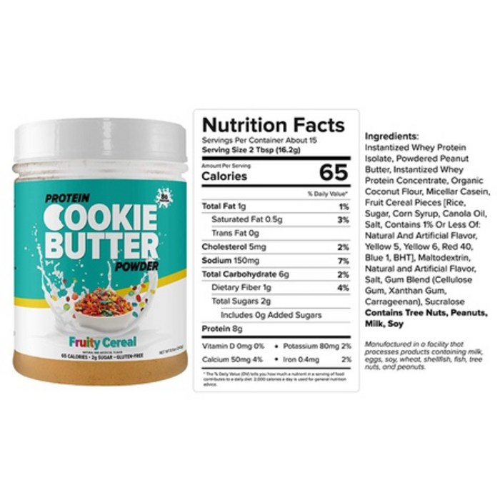 Flexible Dieting Lifestyle FDL - Keto Protein Powder Cookie Butter - Low Carb Food - Easy to Mix B, 상세 설명 참조0, 상세 설명 참조0 대표 이미지 - 이지프로틴 추천