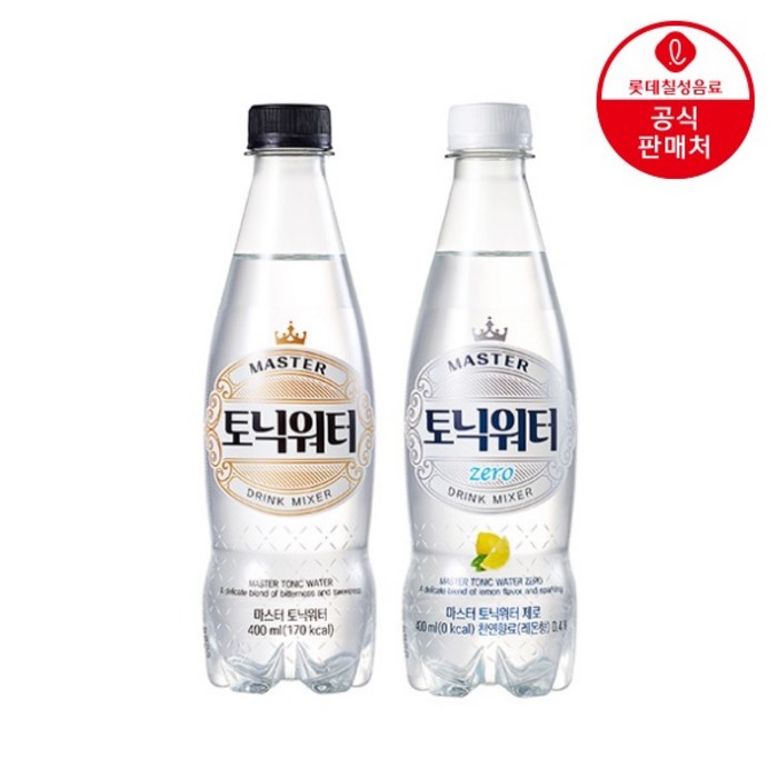 롯데칠성 마스터토닉워터 410ml 20펫 (레귤러), 20개 대표 이미지 - 토닉워터 추천