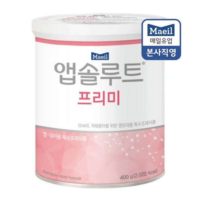 매일유업 앱솔루트 프리미 분유, 400g, 1캔 대표 이미지 - 미숙아 분유 추천