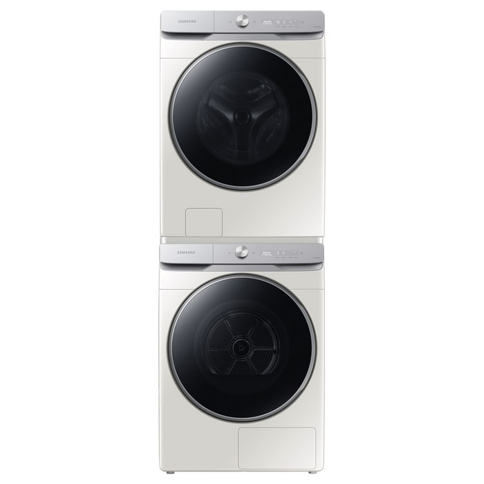삼성전자 그랑데AI 드럼세탁기 WF24T8500KE 24kg+건조기 DV17T8740SE 17kg+직렬설치 패키지 방문설치, WF24T8500KE, DV17T8740SE, 그레이지 대표 이미지 - 삼성 그랑데 세탁기 추천