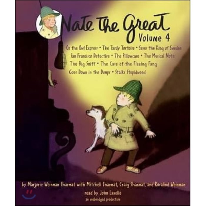 Nate the Great : On the Owl Express; The Tardy Tortoise; Saves the King of Sweden; San ..., Listening Library