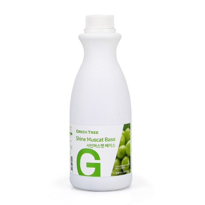 그린트리 샤인머스캣 에이드 베이스 1.2kg, 1200ml, 1개 대표 이미지 - 샤인머스캣 음료 추천