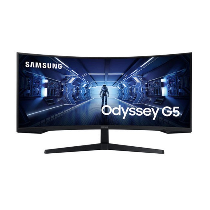 삼성전자 86.4cm QHD 오디세이 G5 게이밍 모니터, LC34G55TWWKXKR 대표 이미지 - 고화질 모니터 추천