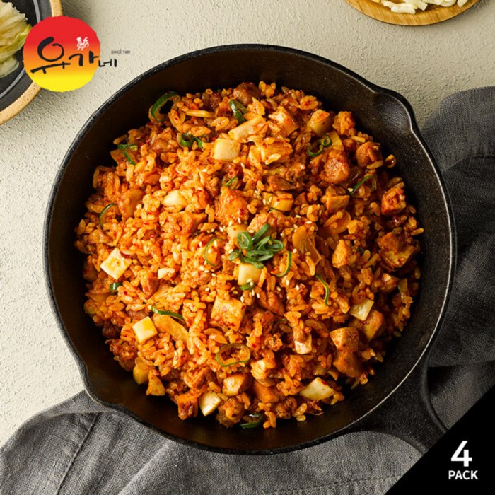 유가네 닭갈비 볶음밥 210g x 4팩 대표 이미지 - 천일식품 추천