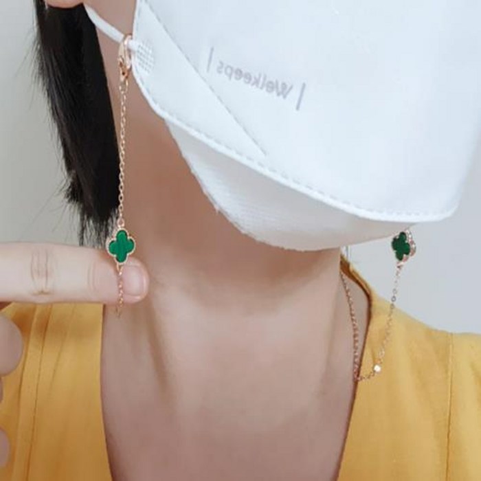 플라워 에폭 체인 마스크목걸이 여성 분실방지 비즈 마스크 스트랩 줄 끈 고리