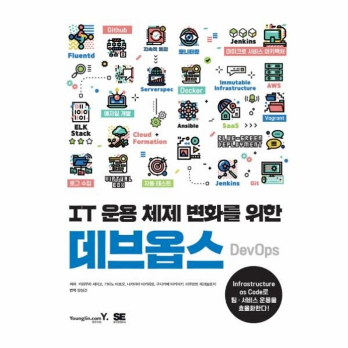 이노플리아 데브옵스 DEVOPS IT 운용 체제 변화를 위한, One color | One Size@1 대표 이미지 - 데브옵스 책 추천