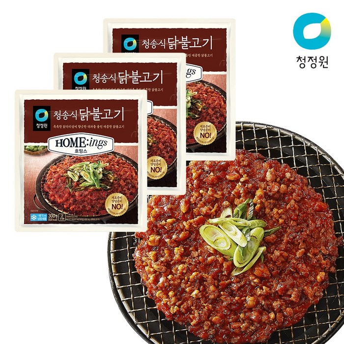 [청정원] 호밍스 청송식 닭불고기 300g x 3개 대표 이미지 - 청정원 호밍스 추천