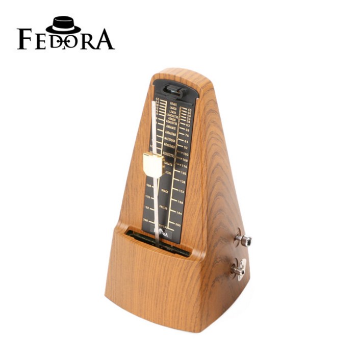 FEDORA 아날로그 기계식 메트로놈 / 나무무늬 무광 (FMT01-LW), * 대표 이미지 - 전자 메트로놈 추천