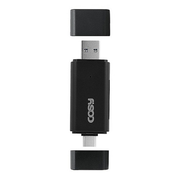 코시 타입C OTG USB3.0 PC겸용 카드리더기, CR3331C, 블랙 대표 이미지 - SD카드 리더기 추천