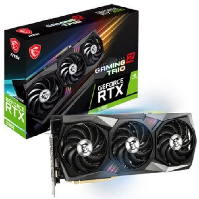 RTX 3080 게이밍 Z 트리오 D6X 10GB트라이프로져2 LHR 대표 이미지 - 게이밍 그래픽카드 추천