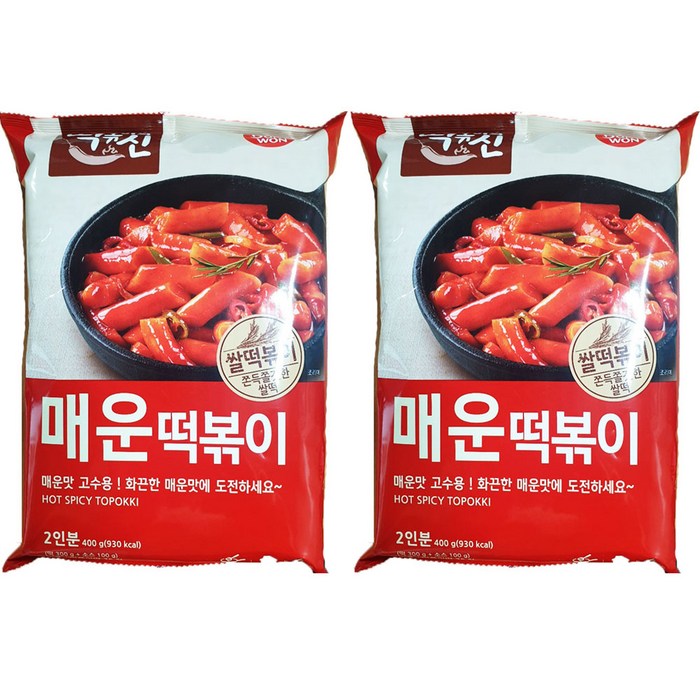 동원 떡볶이의신 매운떡볶이, 2개 대표 이미지 - 떡신 추천