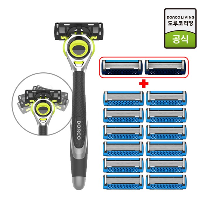 도루코 페이스3D모션 면도기 날세트(총15입), 단품, 단품 대표 이미지 - 도루코 면도기 추천