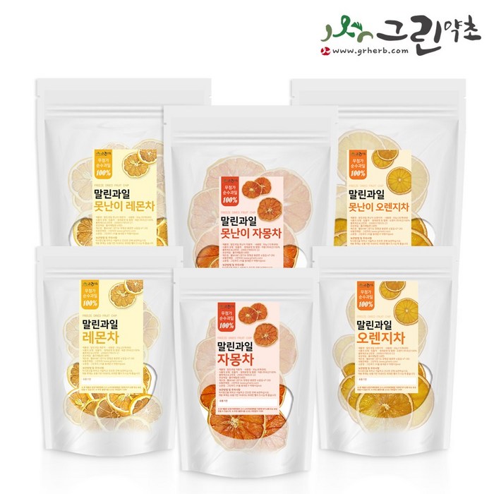 건조 과일차 30g 50g 레몬칩 오렌지칩 자몽칩 못난이 과일칩 과일칩 건조과일, 01_레몬차30g 대표 이미지 - 건조 레몬 추천