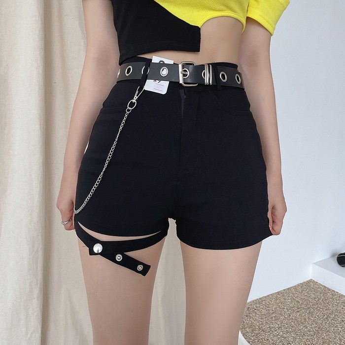 투아 가터벨트 허벅지 초커 체인 레이어드 벨트 반바지 방송 댄스복 대표 이미지 - 허벅지 초커 추천