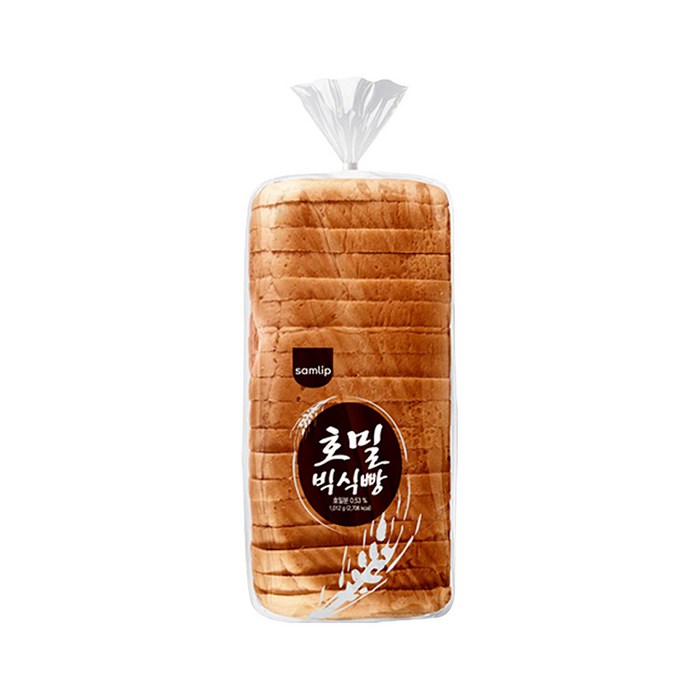 삼립 호밀빅식빵 (1 000g)*2봉/무료배송, 2개 대표 이미지 - 호밀빵 추천