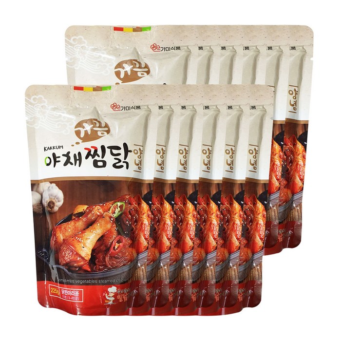 가끔 야채 찜닭 양념 225g 12개 닭도리탕 닭볶음탕 즉석 밀키트 대표 이미지 - 찜닭 추천