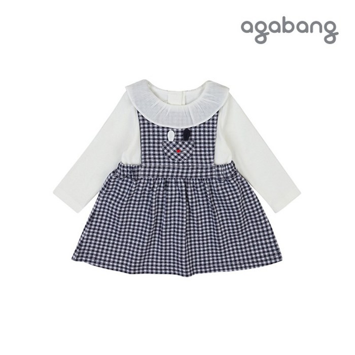 아가방 슈멜빵스커트상하 NAVY 01O12300713