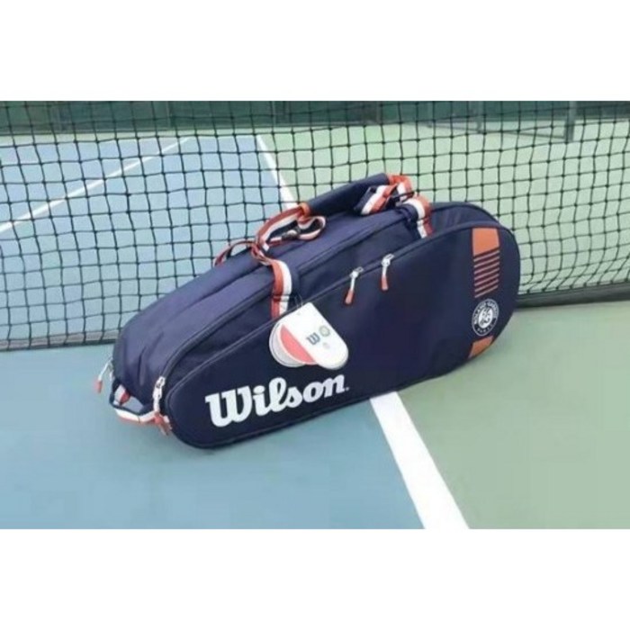Wilson 테니스 가방 백팩 배낭 다용도 전문 테니스 라켓 가방, 3. 화이트 블루 대표 이미지 - 테니스 가방 추천
