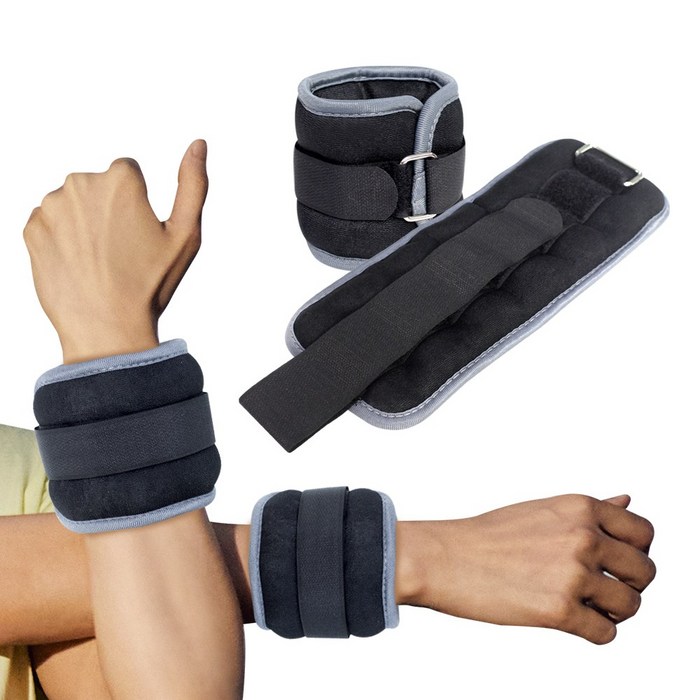 손목 발목 모래주머니 중량밴드 1쌍 (2개입) 1kg 2kg 3kg 4kg 5kg, 500g (250g 2개입) 대표 이미지 - 모래 주머니 추천
