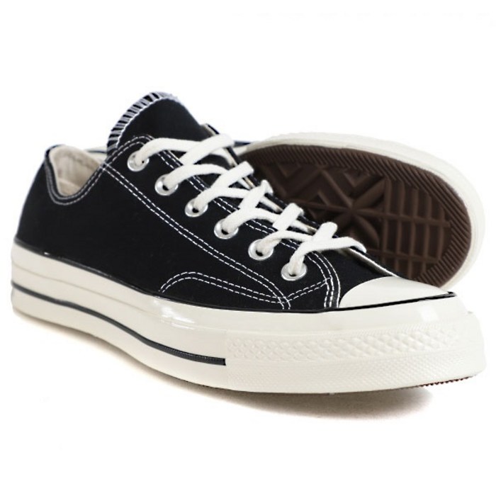 컨버스 클래식 캔버스화 CHUCK 70 LOW 단화 남녀공용 패션화 대표 이미지 - 컨버스 척70 추천