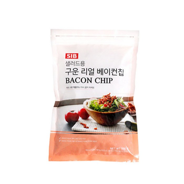 선인 베이컨칩 베이컨크럼블 500g 대표 이미지 - 피자빵 추천