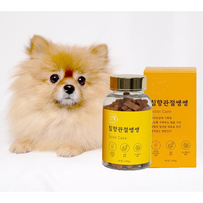 강아지 관절영양제 노령견 반려동물 애견 강아지영양제 100g 댕이수랏간 침향 관절쌩쌩, 1개 대표 이미지 - 강아지 관절 영양제 추천