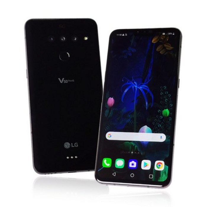 LG v50 공기계 중고 듀얼스크린 중고폰 3사공용 유심옮기면개통, 블랙, V50단품_S급 대표 이미지 - 중고폰 자급제 추천