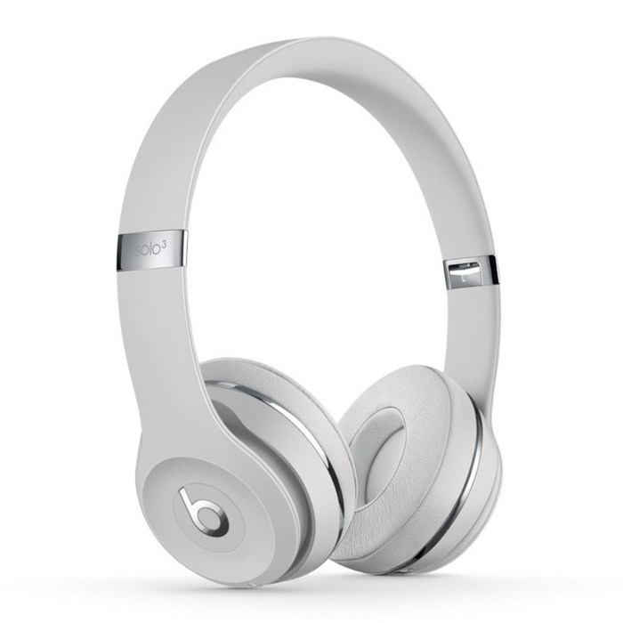 Beats solo3 wireless 헤드폰 비츠 솔로3 닥터드레, 공식 표준 + 실크 새틴 실버 대표 이미지 - 비츠 솔로 3 추천