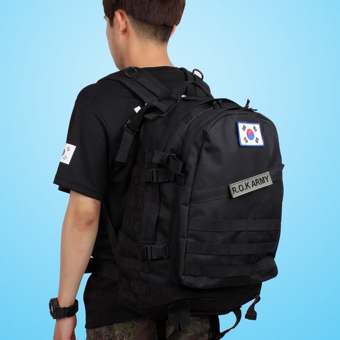 3D 출타 군인 가방 고급형 45L 군용 학생 밀리터리 백팩 대표 이미지 - 군인 가방 추천