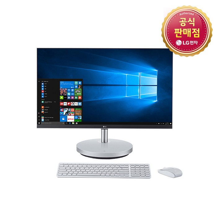 LG 일체형PC 27V70N-GR56K 27형 인텔 10세대 i5 윈도우10 Home 포함 무선키보드 무선마우스 포함, M.2 NVMe 512GB, 8GB 대표 이미지 - LG 일체형 PC 추천