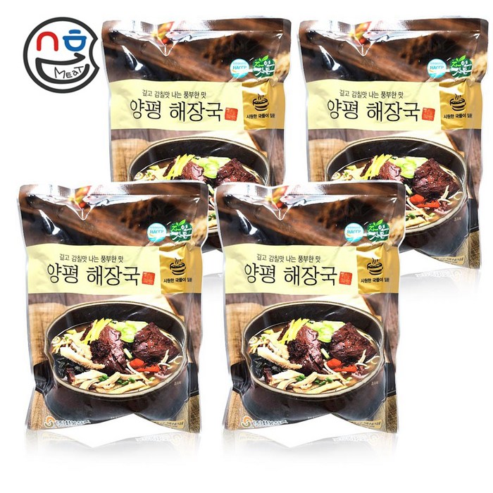 자연깃든 선봉 양평 해장국, 600g, 4개 대표 이미지 - 양평해장국 추천