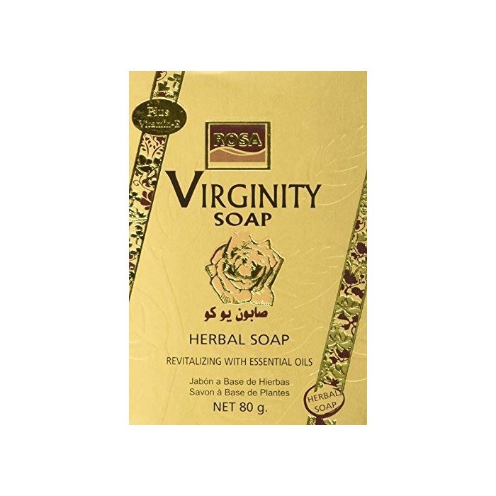 Rosa Virginity Soap Bar Feminine Tighten with gift box (1), One Color, 1 Pack