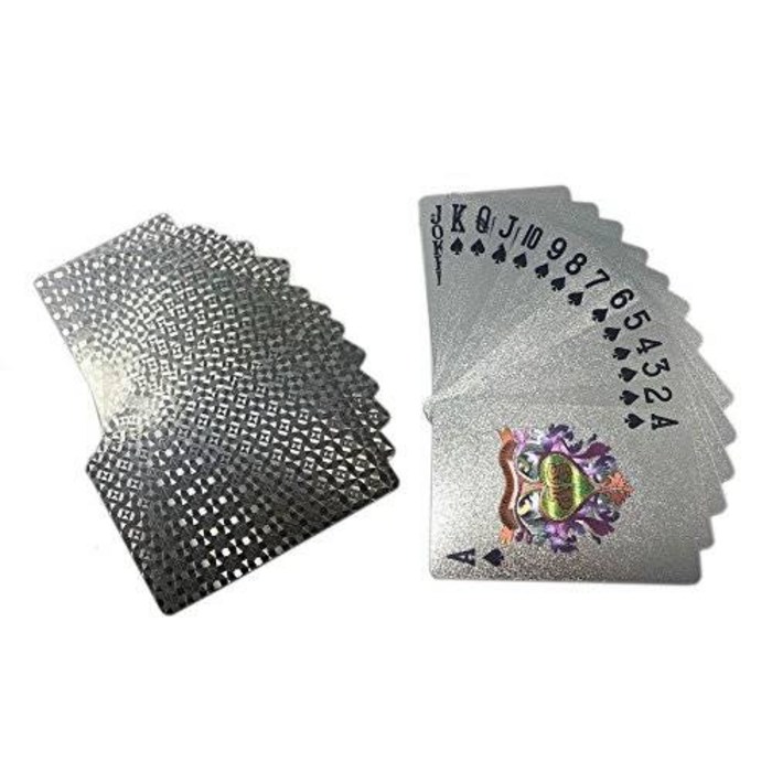 24k Gold Foil Plastic Waterproof Playing Cards Poker