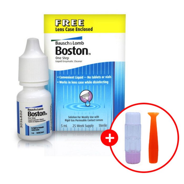 보스톤 단백질제거제 5ml (하드렌즈케이스 + 뽁뽁이 증정), 1개(하드렌즈케이스 + 뽁뽁이 증정)