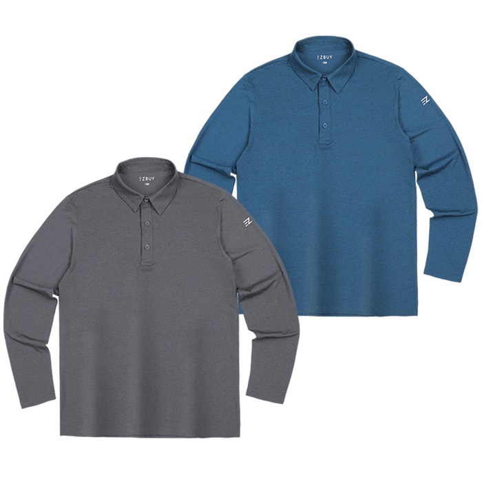 이지바이 11 남성 긴팔 골프 카라 티셔츠디베이스 소로나원단 빅사이즈 스포츠 아웃도어 긴팔 카라티