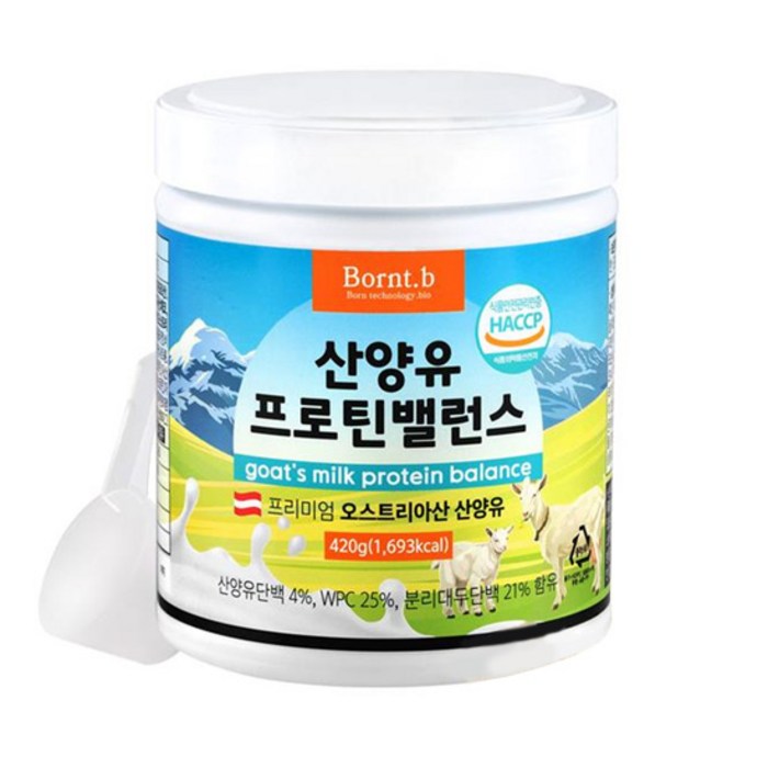 본트비 산양유 프로틴 밸런스, 420g, 1통 대표 이미지 - 장민호 프로틴 밸런스 추천