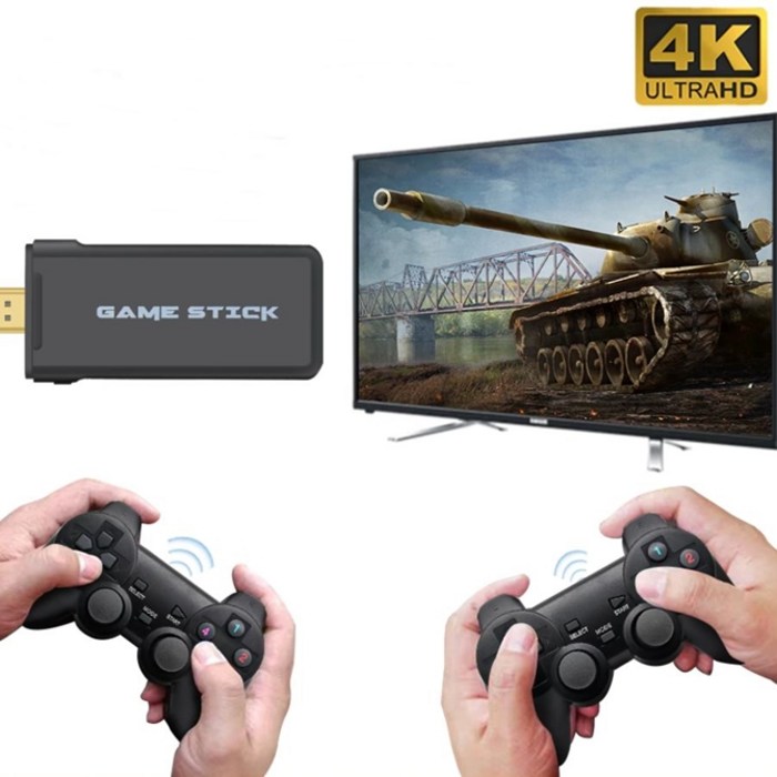 4K HD 레트로 게임기 오락실 3000개 이상 게임탑재 TV연결기능 무선 2인용 조이스틱 간편한 게임스틱, 32GB(3000게임탑재) 대표 이미지 - 슈퍼마리오 추천