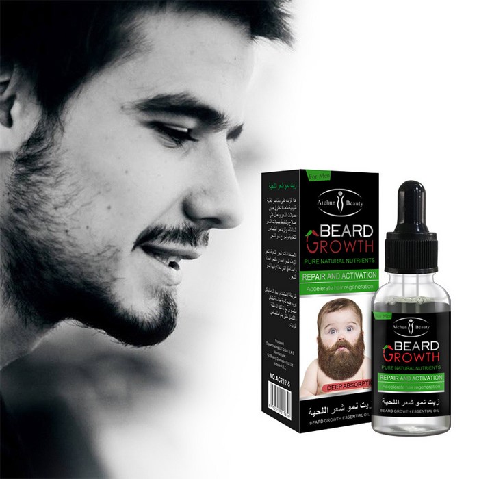 Beard growth oil 수염 오일 콧수염 트리트먼트 오일 30ml, 1개 대표 이미지 - 비어드 오일 추천