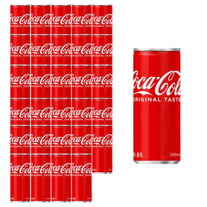 코카콜라 업소용 245ML-30캔 CD 대표 이미지 - 업소용 콜라 추천