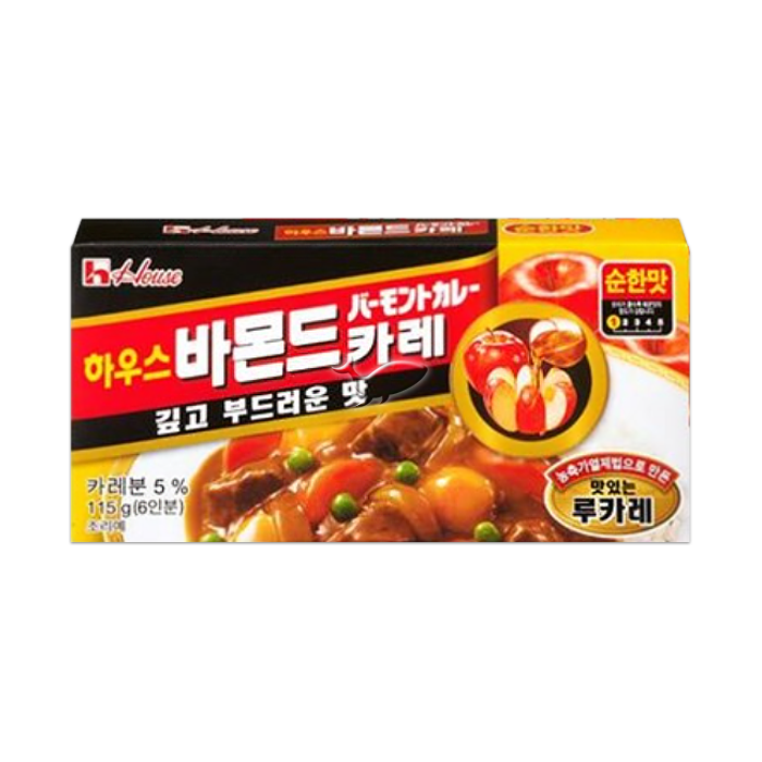 농심 하우스 바몬드카레 순한맛, 115g, 10개 대표 이미지 - 일본 카레 추천