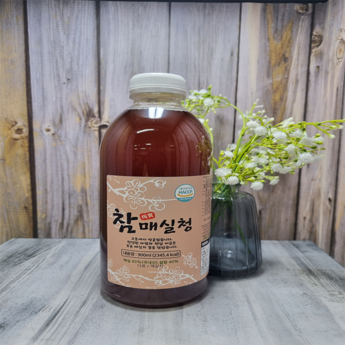 다온영농조합법인 참매실청 황매실3년숙성 900ml 3개구매시 +1병 무료증정 대표 이미지 - 매실청 추천