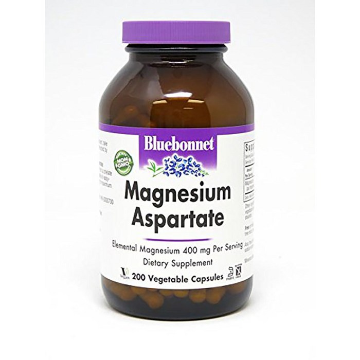 블루보넷 아스파르트산 마그네슘 400mg 200캡슐 Magnesium Aspartate, 1통 대표 이미지 - 블루보넷 마그네슘 추천