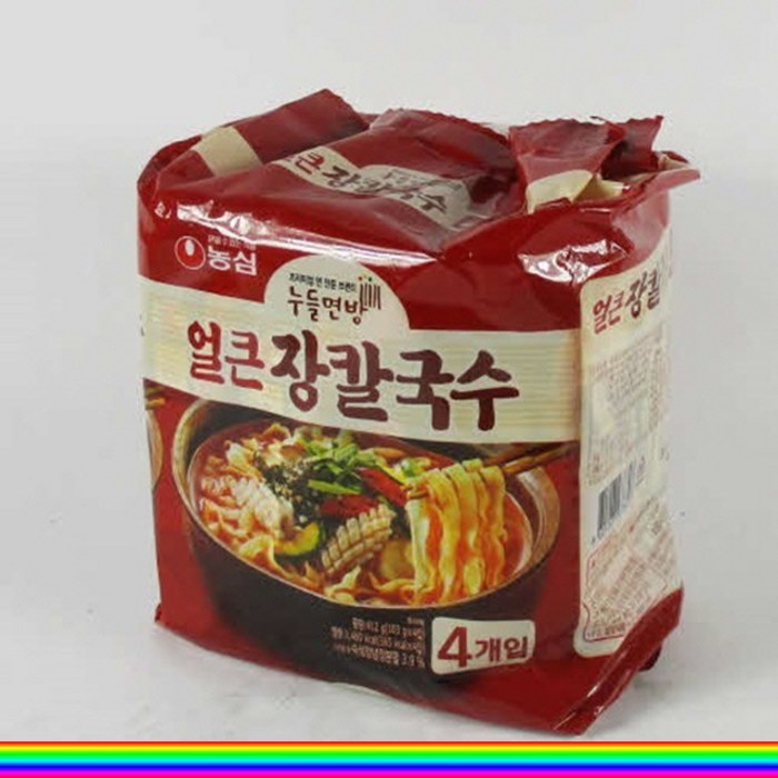 먹템hc296g농심 얼큰장칼국수 103g X 32봉zye6hfa350f, 단일 총 수량 대표 이미지 - 장칼국수 라면 추천