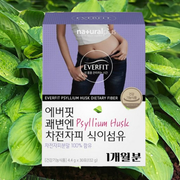 하루1포 언제 어디서나 간편하게 100% 차전자피분말 쾌변 수용성 불용성 식이섬유 실리엄허스크 30포, 3개, 180g 대표 이미지 - 속 더부룩할때 추천